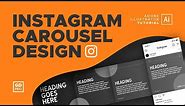 How to Create an Instagram Carousel Template • Adobe Illustrator Tutorial