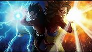 Goku and Vegeta Dragon Ball Super Saiyan 4 4k live wallpaper.