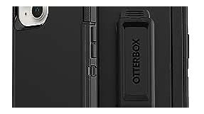 OtterBox iPhone 13 (ONLY) Defender Series Case - BLACK, rugged & durable, with port protection, includes holster clip kickstand