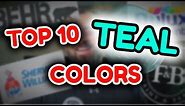 TOP 10 TEAL PAINT COLORS | Awesome Green and Blue Wall Colors