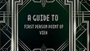 First Person Point of View: What it is & How to use it - The Art of Narrative