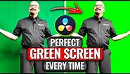 Perfect Green Screen: Flawless Chroma Key in DaVinci Resolve