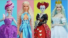 Stunning Makeover Transformation of Barbie ~ Barbie Hairstyles and Dress ~ Wig, Dress, Faceup & More