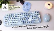 🔥🔥Retro Typewriter Inspired Wireless Keyboard with Mouse - iGear KeeBee |Best Keybaord &Mouse 2021