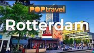 ROTTERDAM, Netherlands 🇳🇱- Summer Walking Tour - 4K 60fps (UHD)