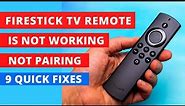 How To Fix Firestick Remote is Not Working, Not Pairing or Not Responding || Easy Fixes