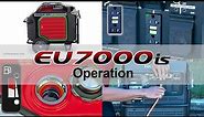 Honda EU7000is Generator Operation