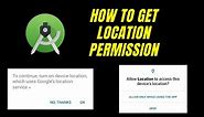 How to Get Location Permission in Android Studio? Viral Coder