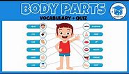 Body Parts Vocabulary And Quiz For Kids