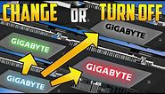 How to Change / Turn OFF RGB Lights on a Gigabyte Graphics Card / GPU
