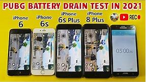 iPhone ios 14 Battery Test 2021 | iPhone 6 vs iPhone 6s vs iPhone 6s Plus vs iPhone 8 Plus in 2021 🔥