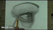 How to Draw the Female Eye, Step by Step, From a Side Profile Perspective