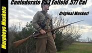 Shooting An Original 1853 Enfield Rifle Musket
