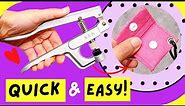 Step by step Plastic Snap Button Installation for Mini Sewing Machine projects. Sew with Ooni Crafts
