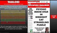 TABLOID - The outrageous newspaper headline game made on PowerPoint - Free to download (and funny)