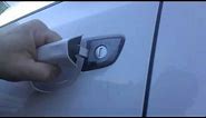 VW keyless entry manual lock, unlock and start