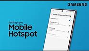 How to use the Galaxy S22, S22+, the S22 Ultra as a Mobile Hotspot | Samsung US