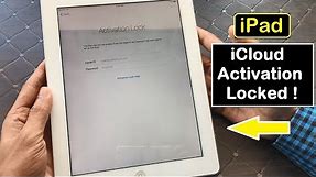 Unlock iPad iCloud Activation Lock and Use apps on locked iPad