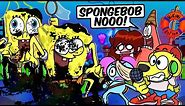 Friday Night Funkin but SPONGEBOB GOES INSANE & More LEARNING WITH PIBBY... FNF Mods 113