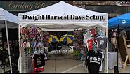 Outdoor Craft Show Setup and Display-Dwight Harvest Days