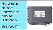 Find the Wireless Network Password on a Router | HP Printers | HP Support