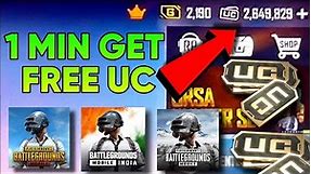 Free 6460UC Trick for Pubg Mobile - Get Unlimited UC In Just 5 Minutes!