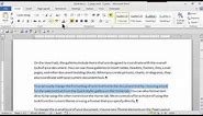 How to Put Words Close Together on MS Word : MS Word Skills