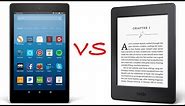 Kindle Fire vs Kindle Paperwhite