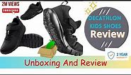 Decathlon ! Kids Velcro Shoes Light and Soft 140-Black! Unboxing & Review!