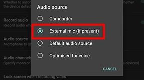 How to Change Phone Camera Settings for External Microphone (Works for ANY phone)