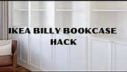 IKEA Billy Bookcase Hack - DIY Built-In Shelves Tutorial