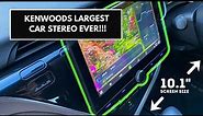The HUGE new Kenwood 10.1" Car Stereo | Kenwood DMX9720XDS Review