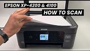 How to Use the Scanner on Epson XP-4200 & 4100 Printer