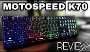A £15 Backlit Waterproof Gaming Keyboard? Motospeed K70 Review