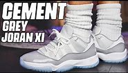 Air Jordan 11 Low Cement Grey Review and On Foot