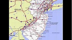 mapa de Nueva Jersey