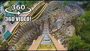 Wildfire 360 Degree Onride Roller Coaster POV VR 360 Kolmarden Sweden