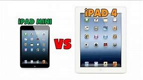Apple iPad Mini vs iPad 4