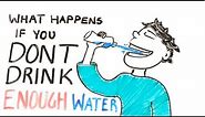 What happens if you dont drink enough water? Signs of Dehydration + 4 ways to keep hydrated