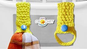 Tea Towel Holder Crochet Pattern & Tutorial - Moss Stitch