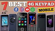 Top 7 New 4G Keypad Mobile in 2023 😍😍 | Best 4G Keypad Phone in India | Review Firm