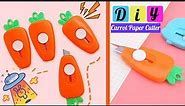 How to make Cute Carrot Paper Cutter / DIY Paper Cutter / DIY mini Cute cutter / DIY paper knife