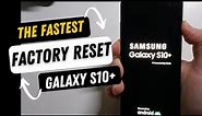 Factory Reset Hard Reset Samsung Galaxy S10+ Clear English Instructions Fastest Way Possible