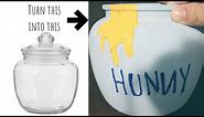 DIY Winnie the Pooh Inspired Hunny Pot Candy Jar