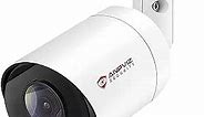 Anpviz 5MP Bullet POE IP Camera with Mic/Audio, 2.8mm Lens Security Camera for Outdoor Indoor, Human & Motion Detection, 98ft IR Night Vision, Up to 256GB MicroSD for 24/7 Recording (U Series)