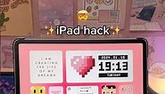 THIS iPad hack 🤯❤️‍🔥 iPadOS 17 | aesthetic homescreen tips | focus mode | iPad Pro M2