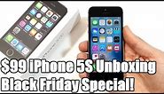 $99 iPhone 5S Unboxing! (Black Friday Special)