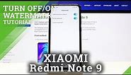 How to Add Camera Watermark in XIAOMI Redmi Note 9 – Customize Camera Options