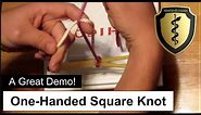 How to Tie a Surgeon's Knot: One Handed Surgical Knot - Steps & tips!