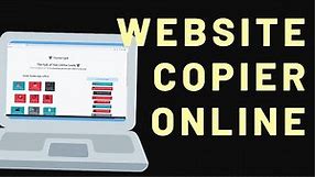 How to full Download Website Online (Web Ripper)